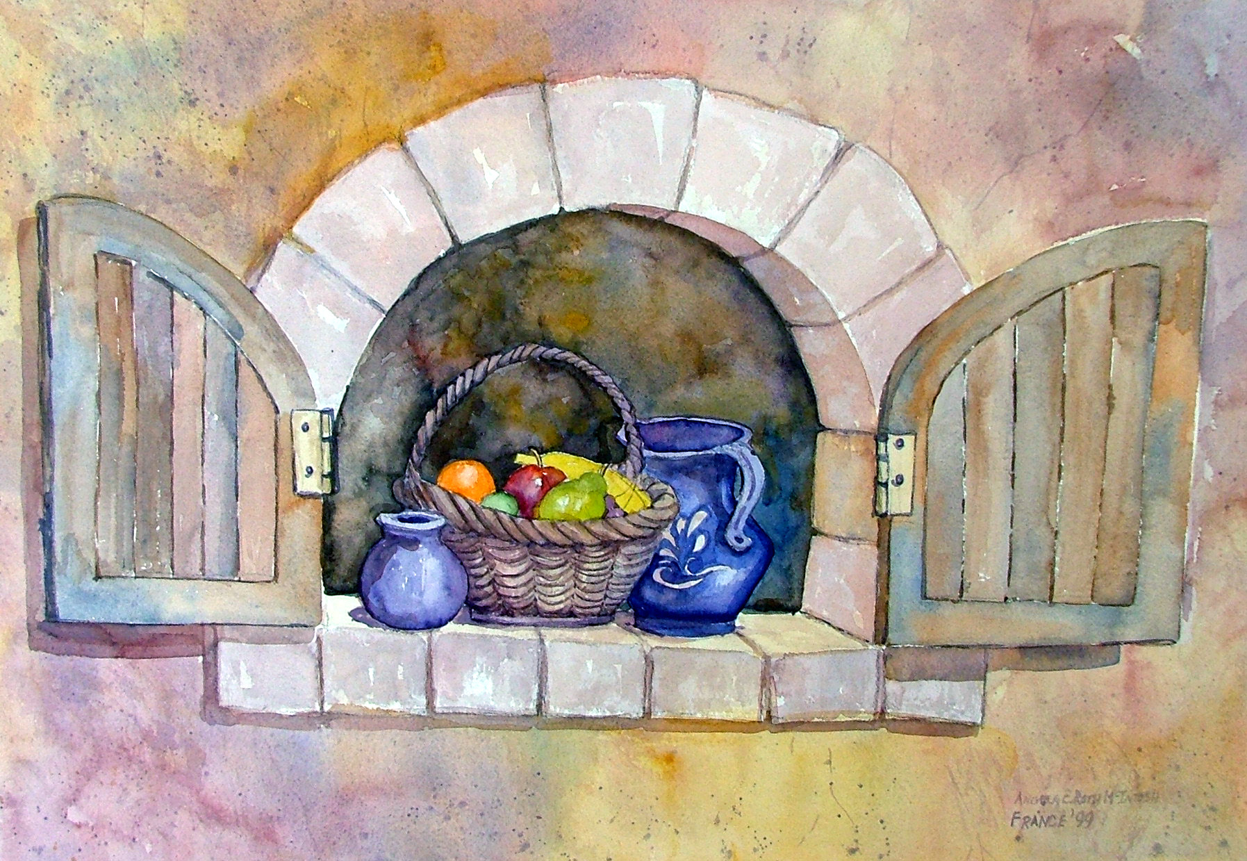 Fruit and Shutters