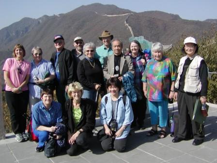 Artist Group on Great Wall